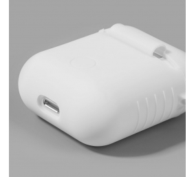 LAUT Pod for AirPods Charging Case White, Silicone rubber, Slim Protective Case