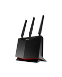 LTE Modem Router | 4G-AC86U Wireless-AC2600 | 802.11ac | 800+1733 Mbit/s | 10/100/1000 Mbit/s | Ethernet LAN (RJ-45) ports 4 | Mesh Support No | MU-MiMO Yes | 3G/4G via optional USB adapter | Antenna type  Dual-band | 1 x USB 2.0 | 36 month(s)