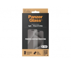 PanzerGlass | Screen protector | Apple | Phone 15 Pro Max | Glass | Transparent