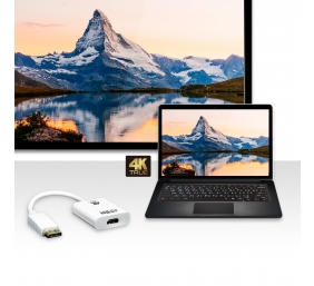 Aten | True 4K DisplayPort to HDMI 2.0 Active Adapter | VC986B | White