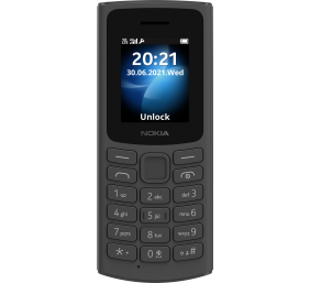 Nokia 105 DS TA-1378 Black, 1.8 ", QQVGA, 0.048 MB, Dual SIM, Nano Sim, 3G, USB version Micro, 1020 mAh