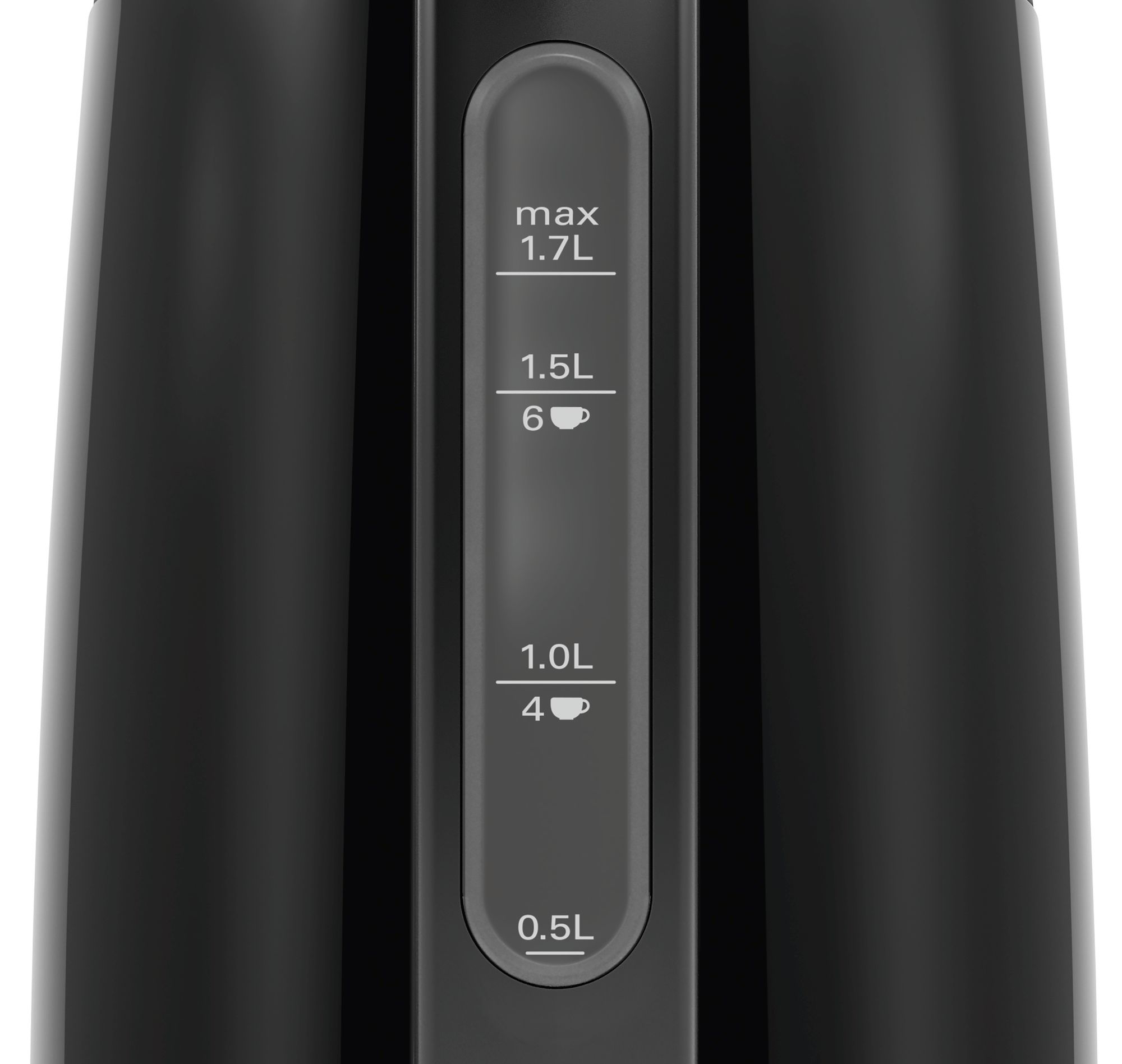 Bosch | Kettle | DesignLine TWK3P423 | Electric | 2400 W | 1.7 L | Stainless steel | 360° rotational base | Jet black polished
