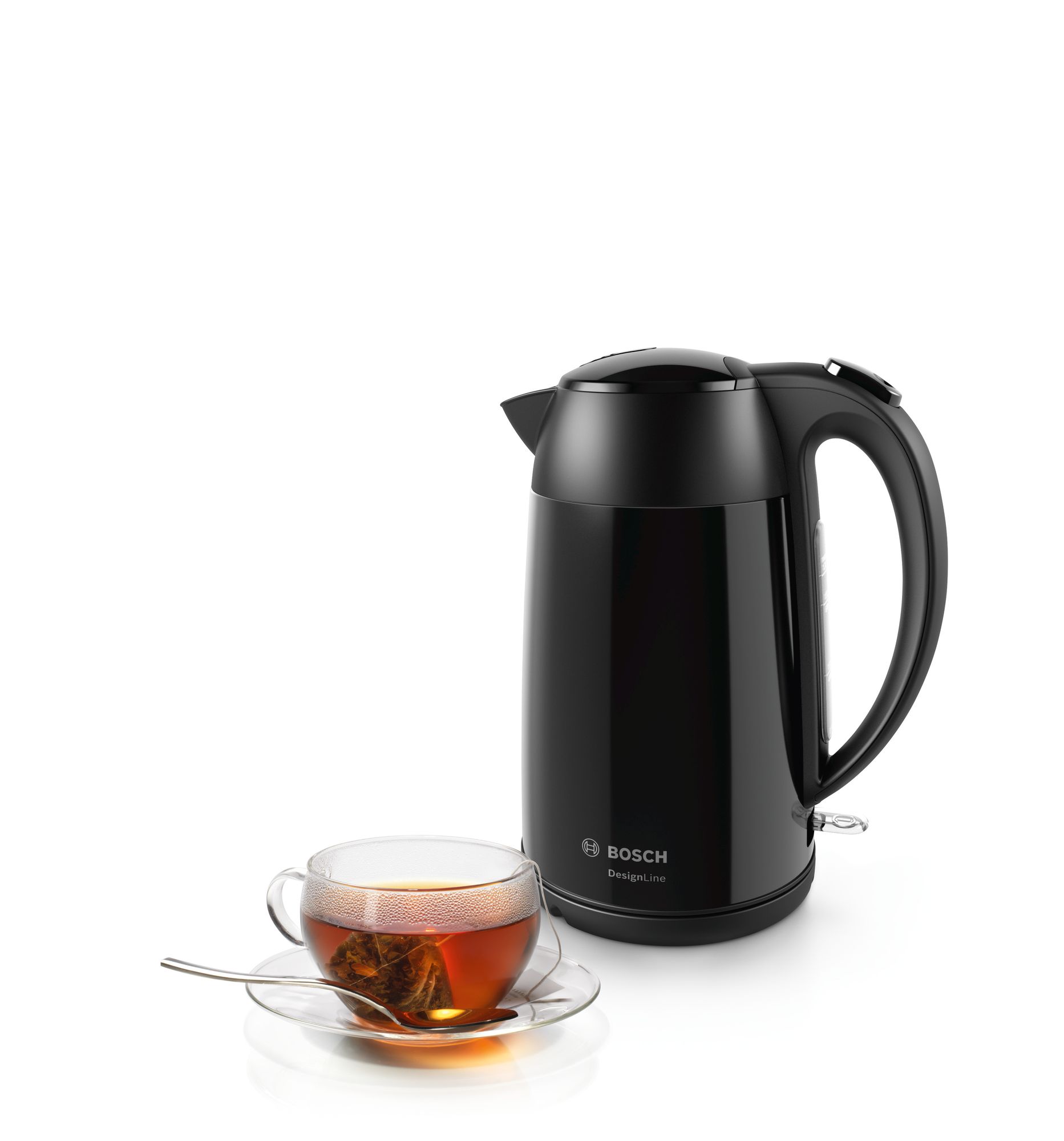 Bosch | Kettle | DesignLine TWK3P423 | Electric | 2400 W | 1.7 L | Stainless steel | 360° rotational base | Jet black polished