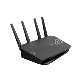 Wireless Router | ROG STRIX GS-AX5400 | 4804 + 574 Mbit/s | Ethernet LAN (RJ-45) ports 4 | Mesh Support Yes | MU-MiMO Yes | No mobile broadband | Antenna type  External antenna x 4 | 36 month(s)