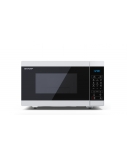 Sharp YC-MG51E-W Microwave oven with Grill, 25 L capacity, 1000 W, White