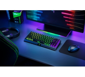 Razer BlackWidow V3 Mini HyperSpeed Phantom Belaidė Žaidimų klaviatūra Yellow Switch US, Juoda