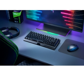 Razer BlackWidow V3 Mini HyperSpeed Phantom Belaidė Žaidimų klaviatūra Yellow Switch US, Juoda