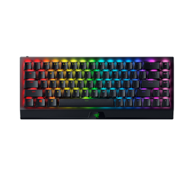 Razer | Mechanical Gaming Keyboard | BlackWidow V3 Mini HyperSpeed | Gaming Keyboard | Wireless | RGB LED light | US | Black | Green Switch | Wireless connection