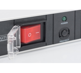 Digitus Aluminum outlet strip with overload protection | DN-95403 | Sockets quantity 7