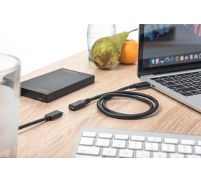 Digitus | USB Type-C Extension Cable | AK-300210-020-S | USB-C to USB-C USB Female 2.0 (Type C) | USB Male 2.0 (Type C)