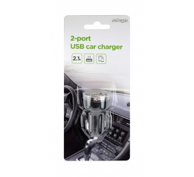 EnerGenie | A | EG-U2C2A-CAR-02 | 2-port USB car charger