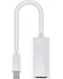 Goobay White | Mini DisplayPort/HDMI adapter cable 1.1 | 51729 | Mini DisplayPort male | HDMI female (Type A)