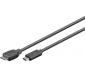 Goobay | Round cable | A | 67995 | micro-B 3.0 | USB-C (male) | Mbit/s