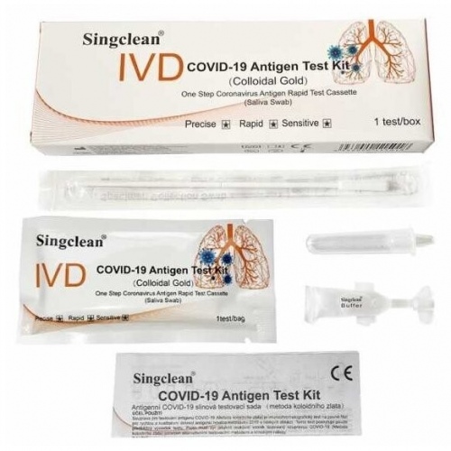 SINGCLEAN greitasis COVID-19 antigeno testas iš seilių
