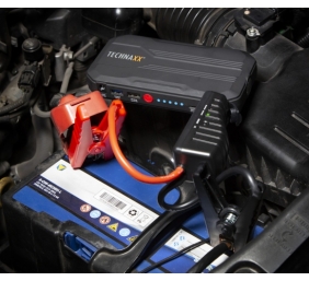 Šuolinis starteris automobiliui ir išorinė baterija 12000mAh