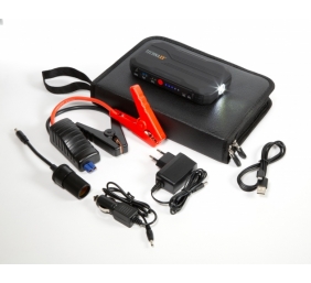 Šuolinis starteris automobiliui ir išorinė baterija 12000mAh