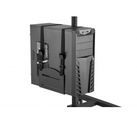 Digitus | Mobile workstation with individual height adjustment | DA-90374 | Monitor Mount, PC Holder | 17-32 " | Black