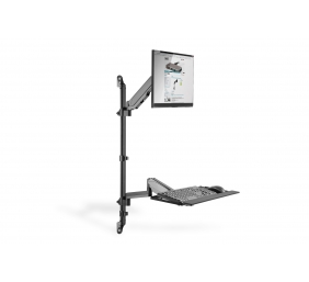 Digitus | Wall mount | Tilt, height adjustment, rotate | 17-32 " | Black