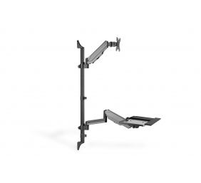 Digitus | Wall mount | Tilt, height adjustment, rotate | 17-32 " | Black