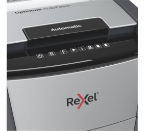 Rexel Optimum AutoFeed+ 225X Dokumentų naikiklis Cross shredding 4x25mm P-4 60 L, 55 dB, Pilka/Juoda