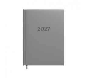 Darbo knyga-kalendorius 2027m. A5 pilka sp.