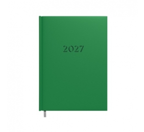 Darbo knyga-kalendorius 2027m. A5 žalia sp.