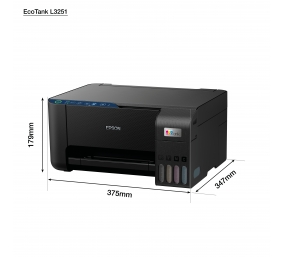 Epson EcoTank L3251 Spausdintuvas rašalinis spalvotas MFP A4 33 ppm Wi-Fi USB