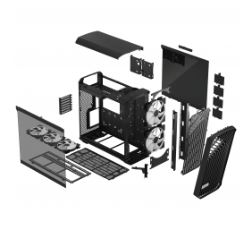 Fractal Design | Torrent Black RGB TG Light Tint | FD-C-TOR1A-04 | Black | ATX
