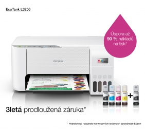 Epson EcoTank L3256 Spausdintuvas rašalinis spalvotas MFP A4 33 ppm USB WiFi