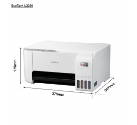 Spausdintuvas rašalinis Epson EcoTank L3256 A4, Spalvotas, MFP, WiFi