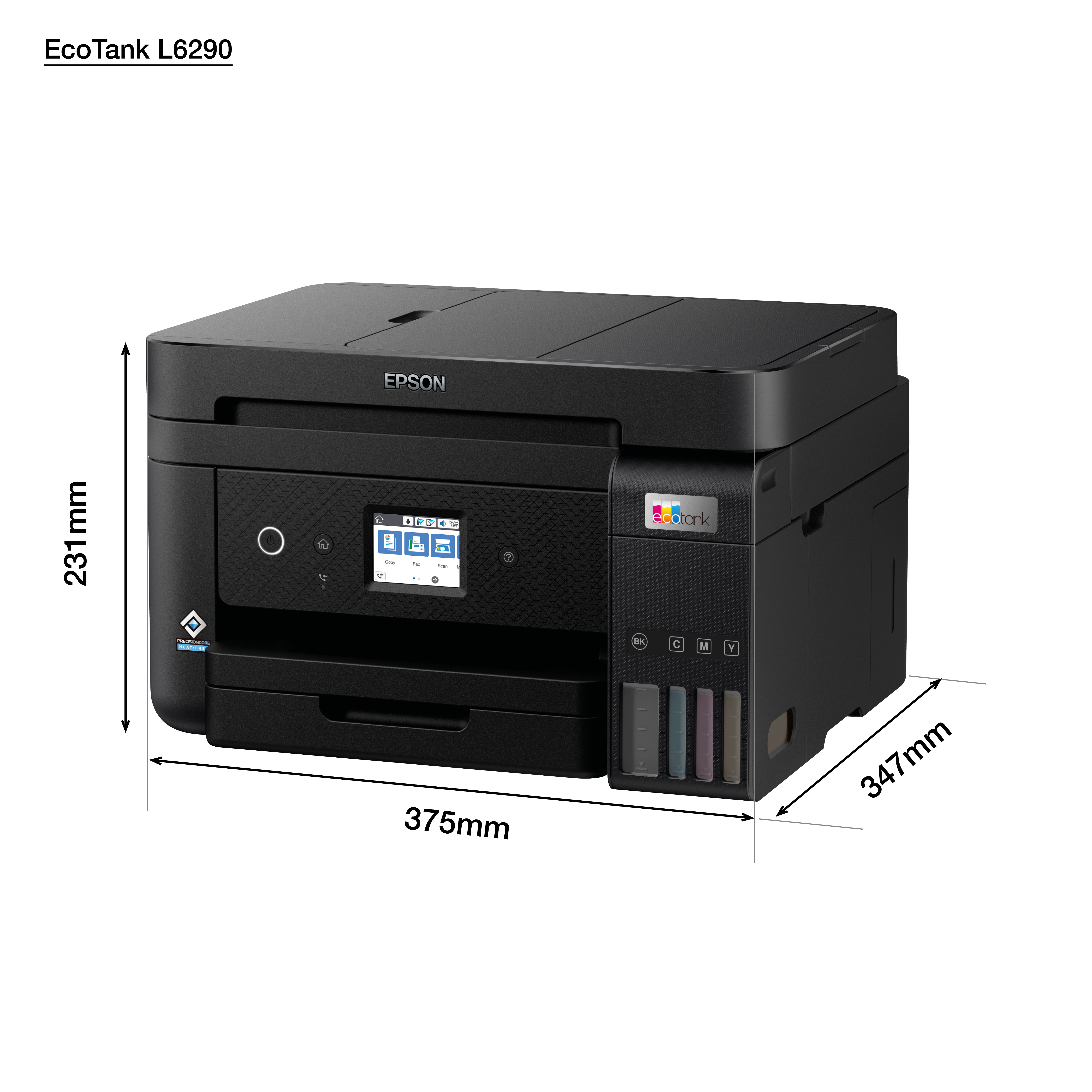 Epson Multifunctional printer | EcoTank L6290 | Inkjet | Colour | 4-in-1 | Wi-Fi | Black