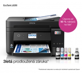 Spausdintuvas rašalinis Epson EcoTank L6290 A4, Spalvotas, MFP, ADF, WiFi