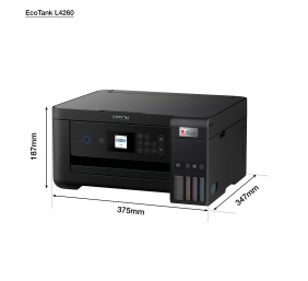 Epson EcoTank L4260 Spausdintuvas rašalinis spalvotas MFP A4 33 ppm USB Wi-Fi Ethernet LAN