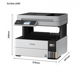 Epson EcoTank L6490 Spausdintuvas rašalinis spalvotas MFP A4 37 ppm USB Wi-Fi Ethernet LAN