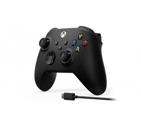 Microsoft | Xbox Wireless Controller + USB-C Cable - Gamepad | Controller | Wireless | N/A | Black