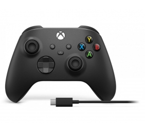 Microsoft | Xbox Wireless Controller + USB-C Cable - Gamepad | Controller | Wireless | N/A | Black