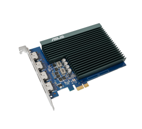 Asus | GT730-4H-SL-2GD5 | NVIDIA | 2 GB | GeForce GT 730 | GDDR5 | DVI-D ports quantity | HDMI ports quantity 4 | PCI Express 2.0 | Memory clock speed 5010 MHz | Processor frequency 902 MHz