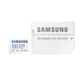 Samsung | microSD Card | EVO PLUS | 128 GB | MicroSDXC | Flash memory class 10 | SD adapter