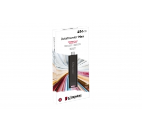 Kingston | USB Flash Drive | DataTraveler Max | 256 GB | USB 3.2 Gen 2 Type-C | Black