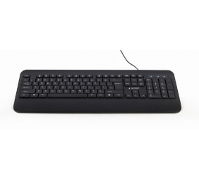 Gembird | Multimedia Keyboard | KB-UML-03 | Multimedia | Wired | US | Black