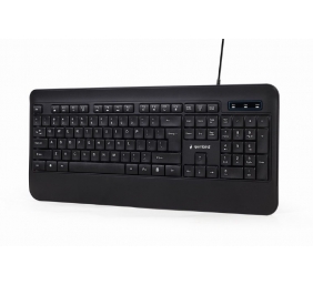 Gembird | Multimedia Keyboard | KB-UML-03 | Multimedia | Wired | US | Black