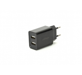 EnerGenie | 2-port universal USB charger | EG-U2C2A-03-BK