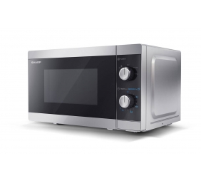 Sharp | Microwave Oven | YC-MS01E-S | Free standing | 20 L | 800 W | Silver