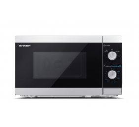 Sharp | Microwave Oven | YC-MS01E-S | Free standing | 20 L | 800 W | Silver