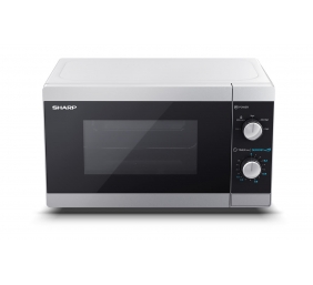 Sharp | Microwave Oven | YC-MS01E-S | Free standing | 20 L | 800 W | Silver