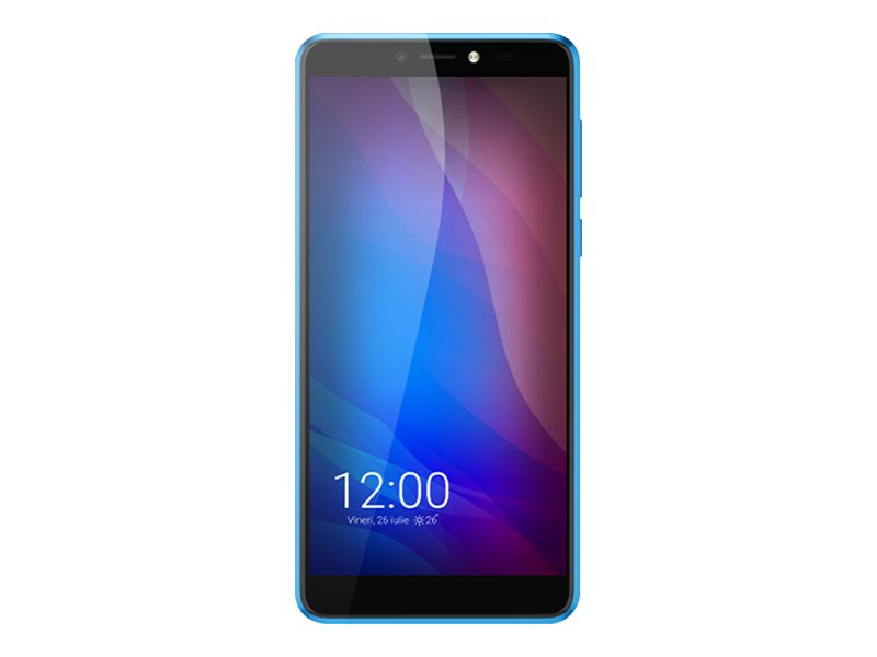 Allview | A20 Lite | Blue | 5.7 " | Multitouch capacitive touchscreen, 2.5D | 480 x 960 | Cortex-A7 Quad-core | Internal RAM 1 GB | 32 GB | Micro SD | Dual SIM | Micro SIM | 3G | Main camera 5 MP | Secondary camera 2 MP | Android | 10 Go | 2400 mAh