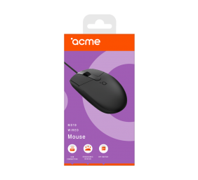 Acme Wired Mouse MS19, Black, Wired