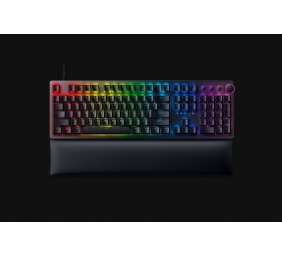 Razer | Huntsman V2 Optical Gaming Keyboard | Gaming Keyboard | RGB LED light | US | Wired | Black | Numeric keypad | Linear Red Switch