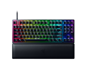 Razer | Huntsman V2 Tenkeyless | Gaming keyboard | Wired | Optical Gaming Keyboard | RGB LED light | US | Clicky Purple Switch