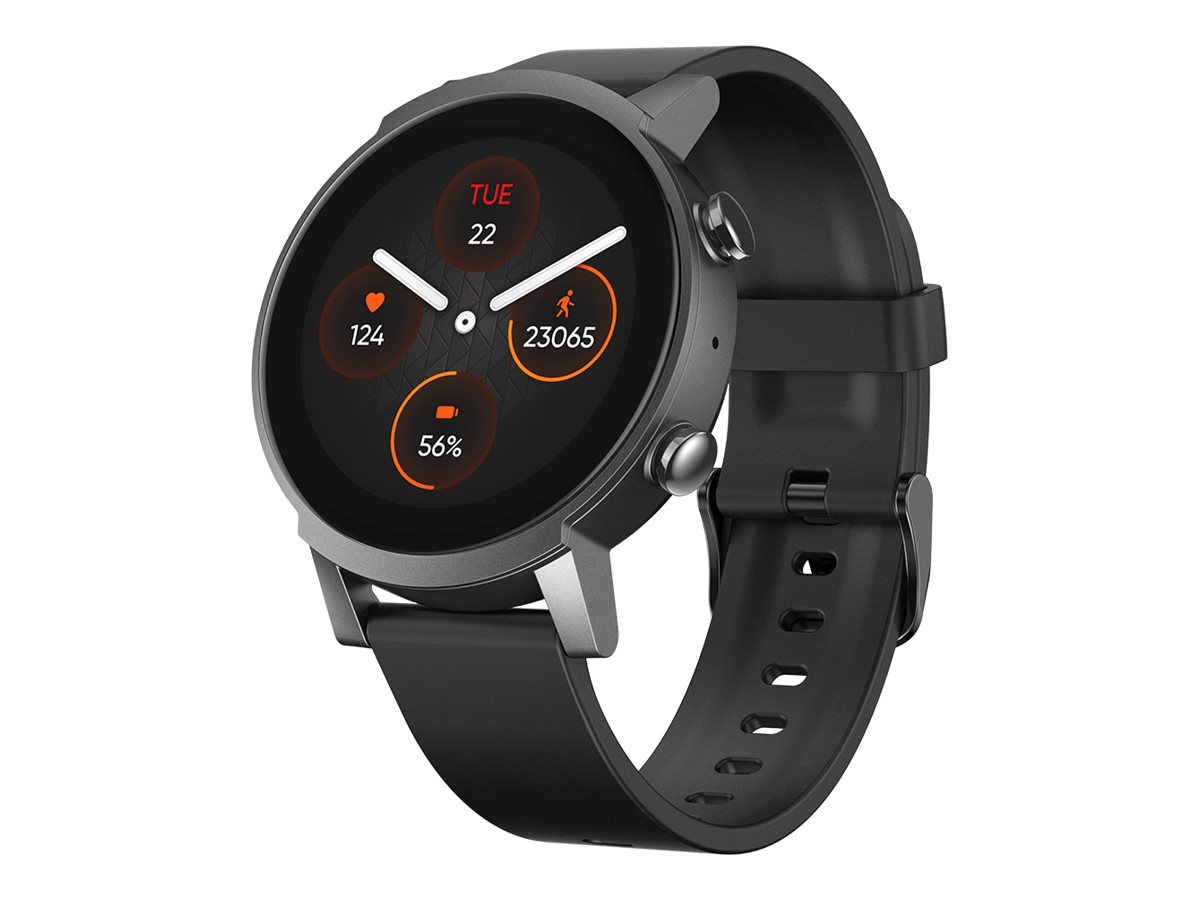 E3 | Smart watch | GPS (satellite) | 2.5D glass | Touchscreen | 1.3” | Activity monitoring 24/7 | Waterproof | Bluetooth | Wi-Fi | Panther Black
